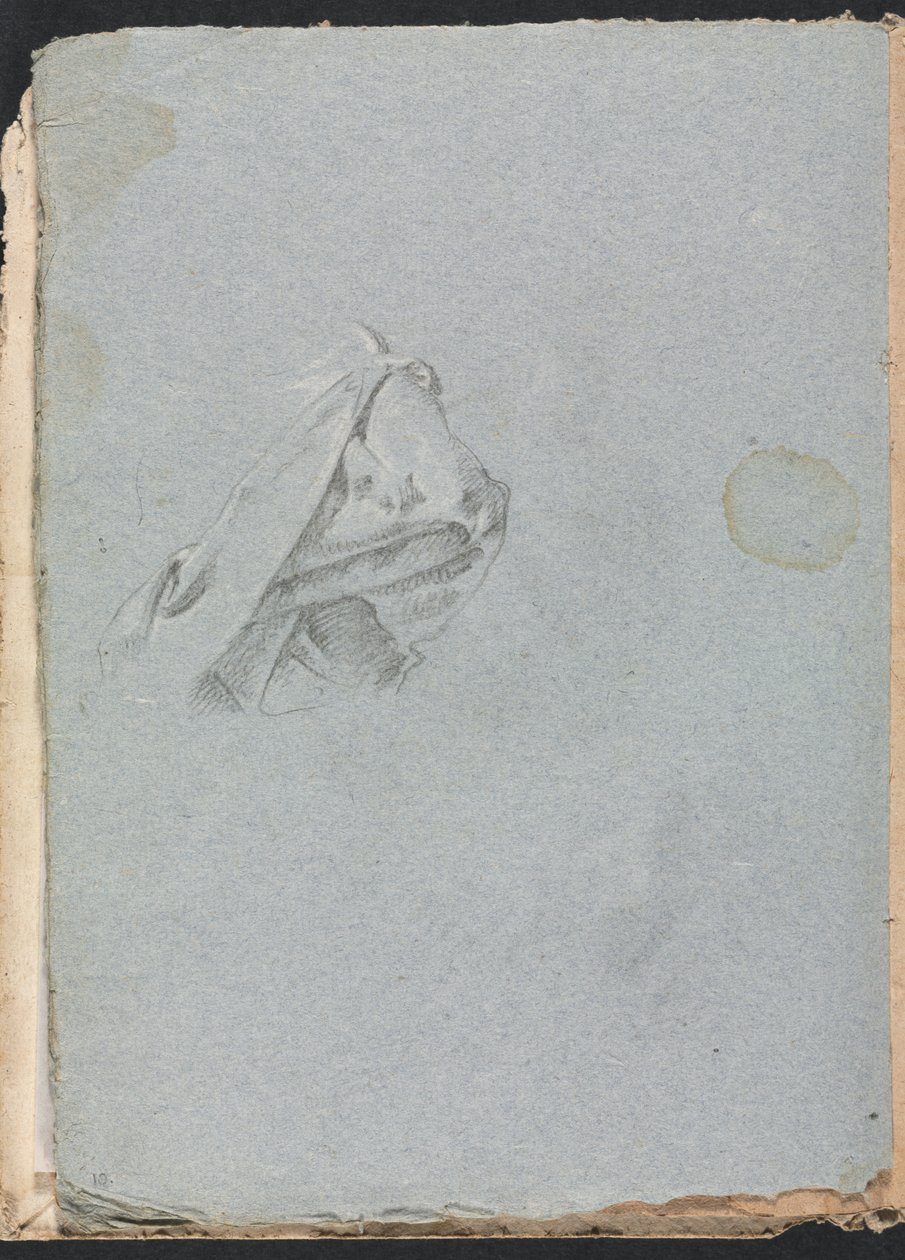 Verona Sketchbook: Draperistudie (side 10) av Francesco Lorenzi
