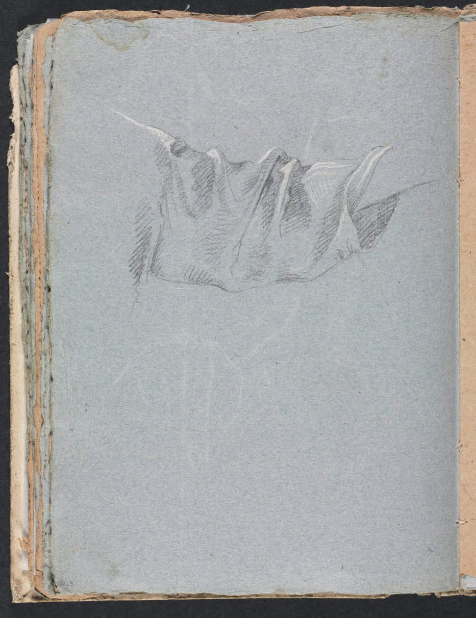Verona Sketchbook: Draperistudie (side 48) av Francesco Lorenzi
