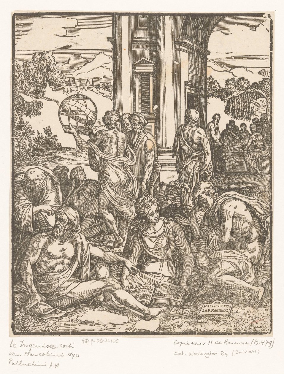 Tuin der tanker Tankenes hage av Francesco Marcolini (possibly)