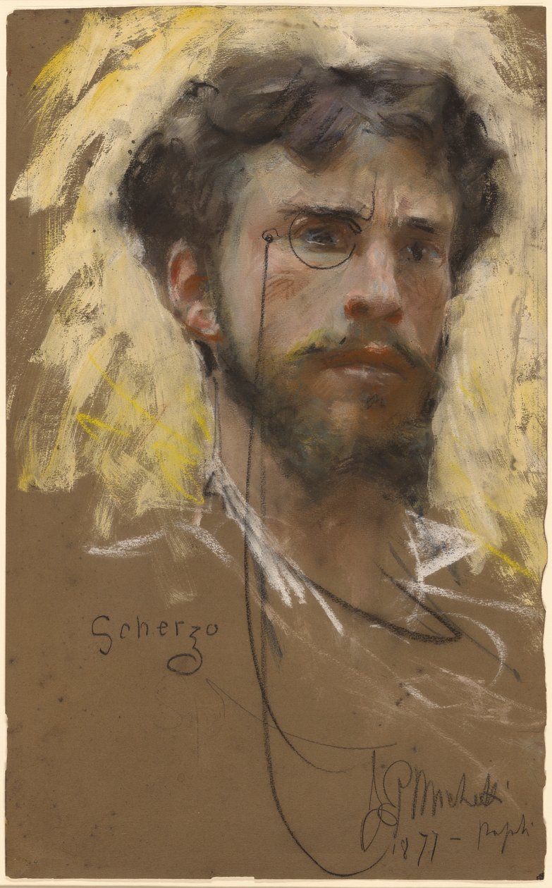 Selvportrett av Francesco Paolo Michetti