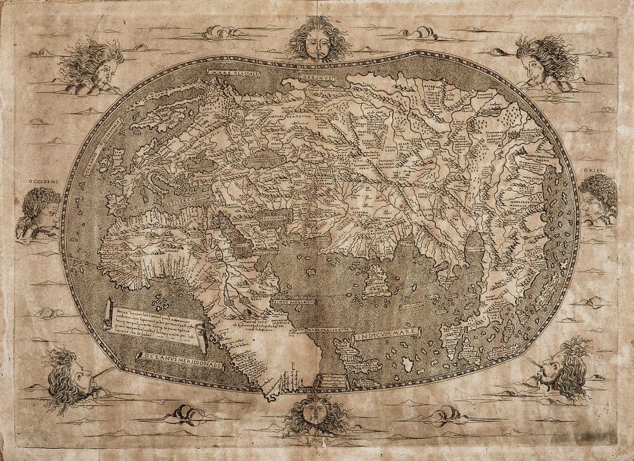 Planisphere (Landau Finaly) av Francesco Rosselli