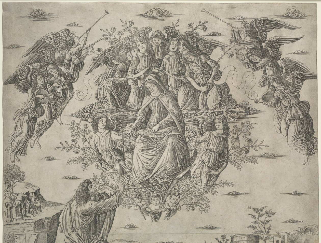 Jomfruens antagelse av Francesco Rosselli