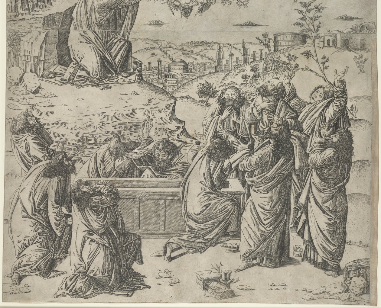 Jomfruens antagelse av Francesco Rosselli