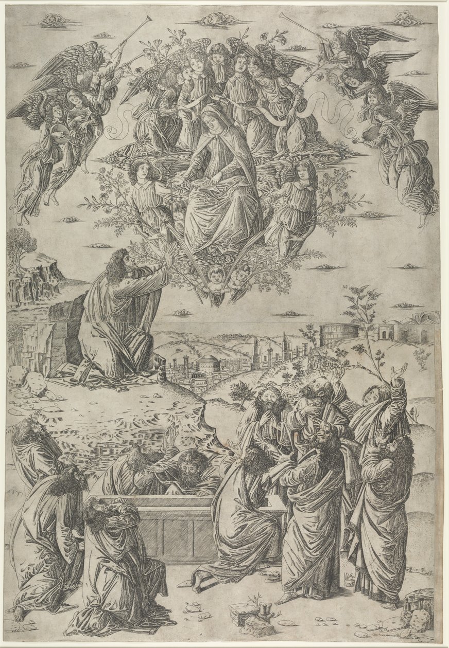 Jomfruens antagelse av Francesco Rosselli