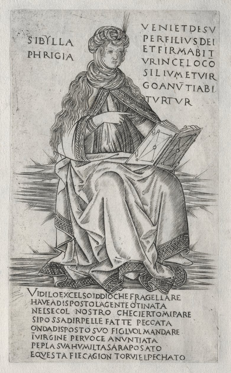 Sibyllene: Den frygiske sibyllen av Francesco Rosselli