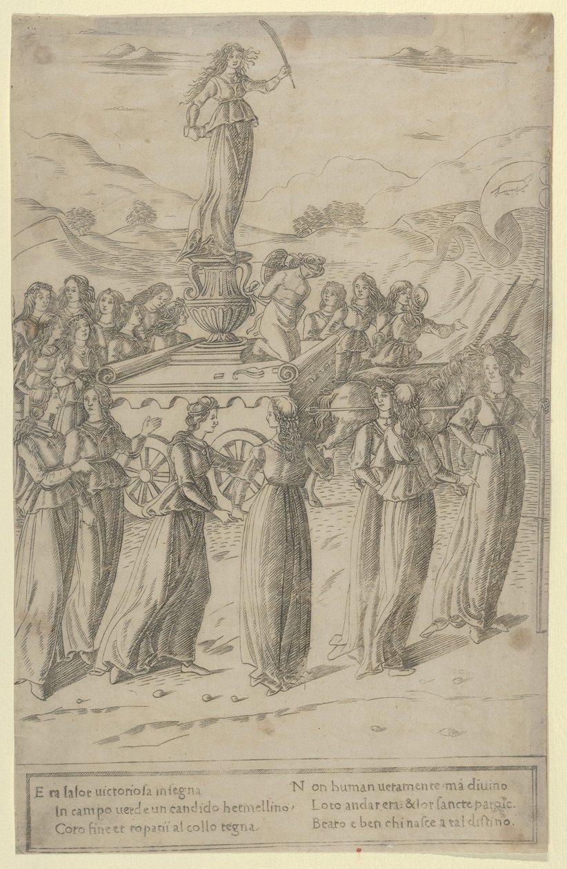 The Triumph of Chastity, ca. 1480-90.    1180198   no       norwegian Successfully Translated  Original: The Country Club, April 7, 1803., April 7, 1803. Translat: The Country Club, April 7, 1803., April 7, 1803. 1151712 no norwegian Successfully Translate av Francesco Rosselli