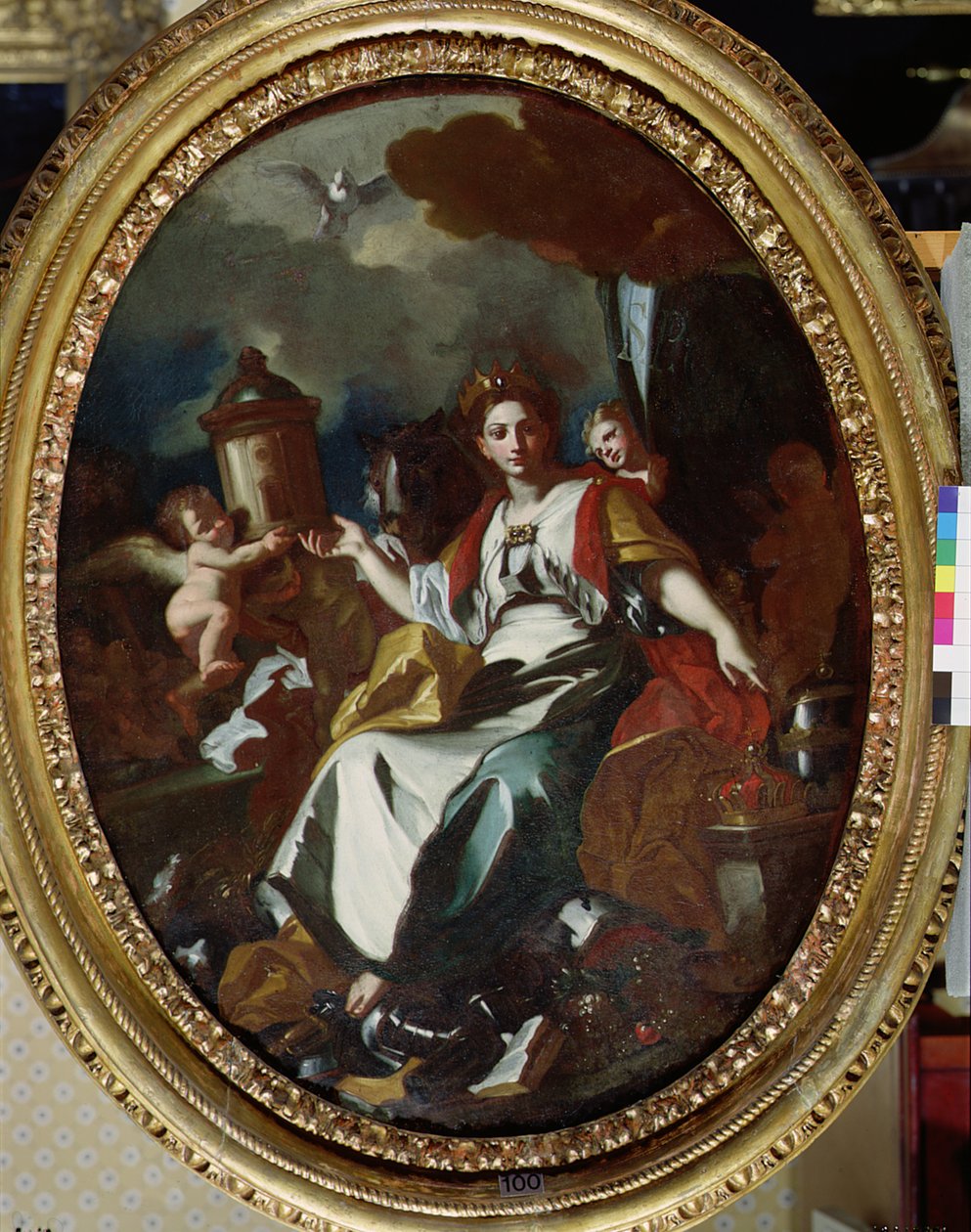 Allegory of Europe (olje på lerret) av Francesco Solimena
