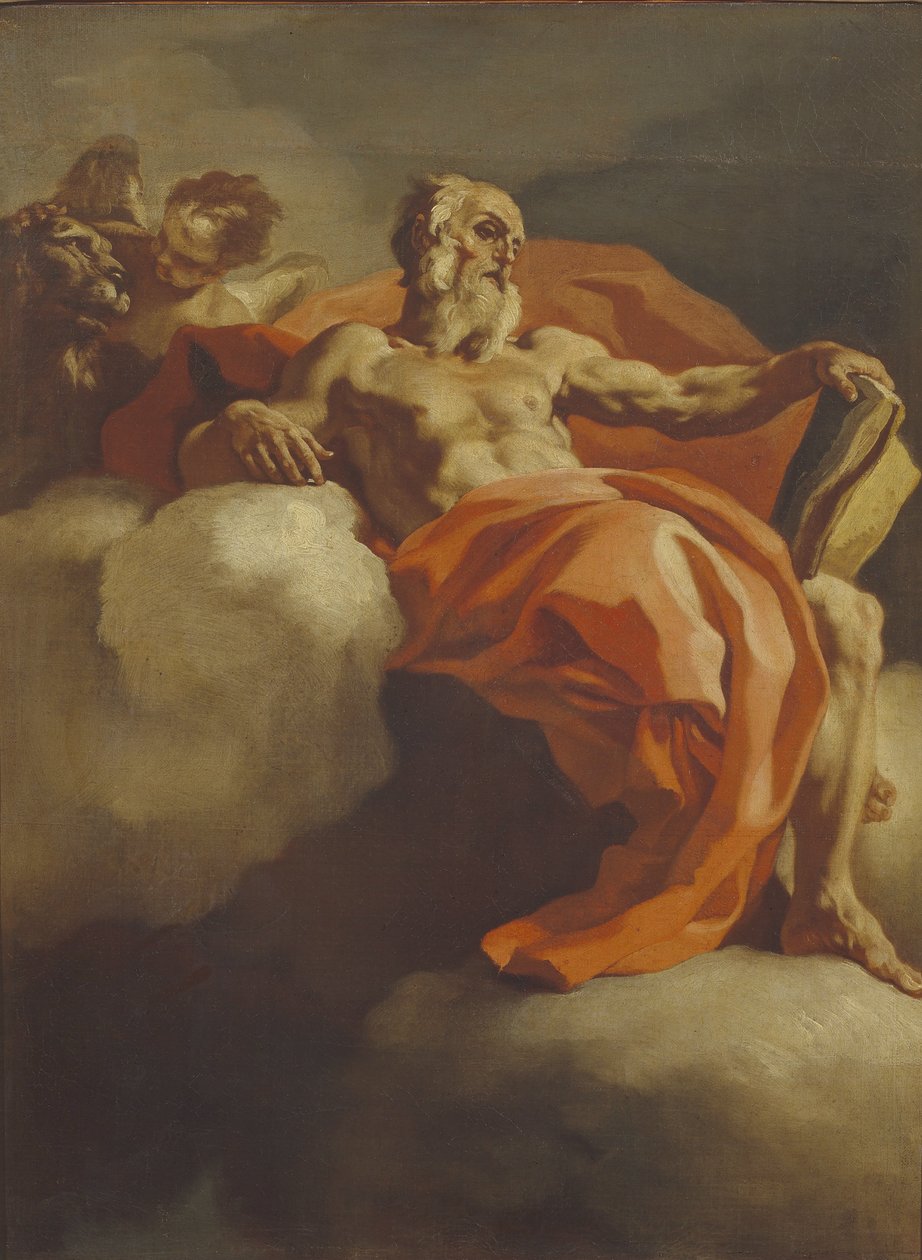 Saint Hieronymus, ca 1693. av Francesco Solimena