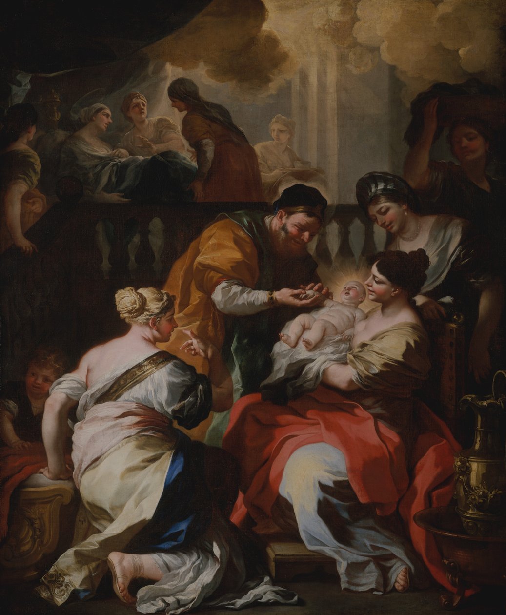Jomfruens fødsel, ca. 1690. av Francesco Solimena