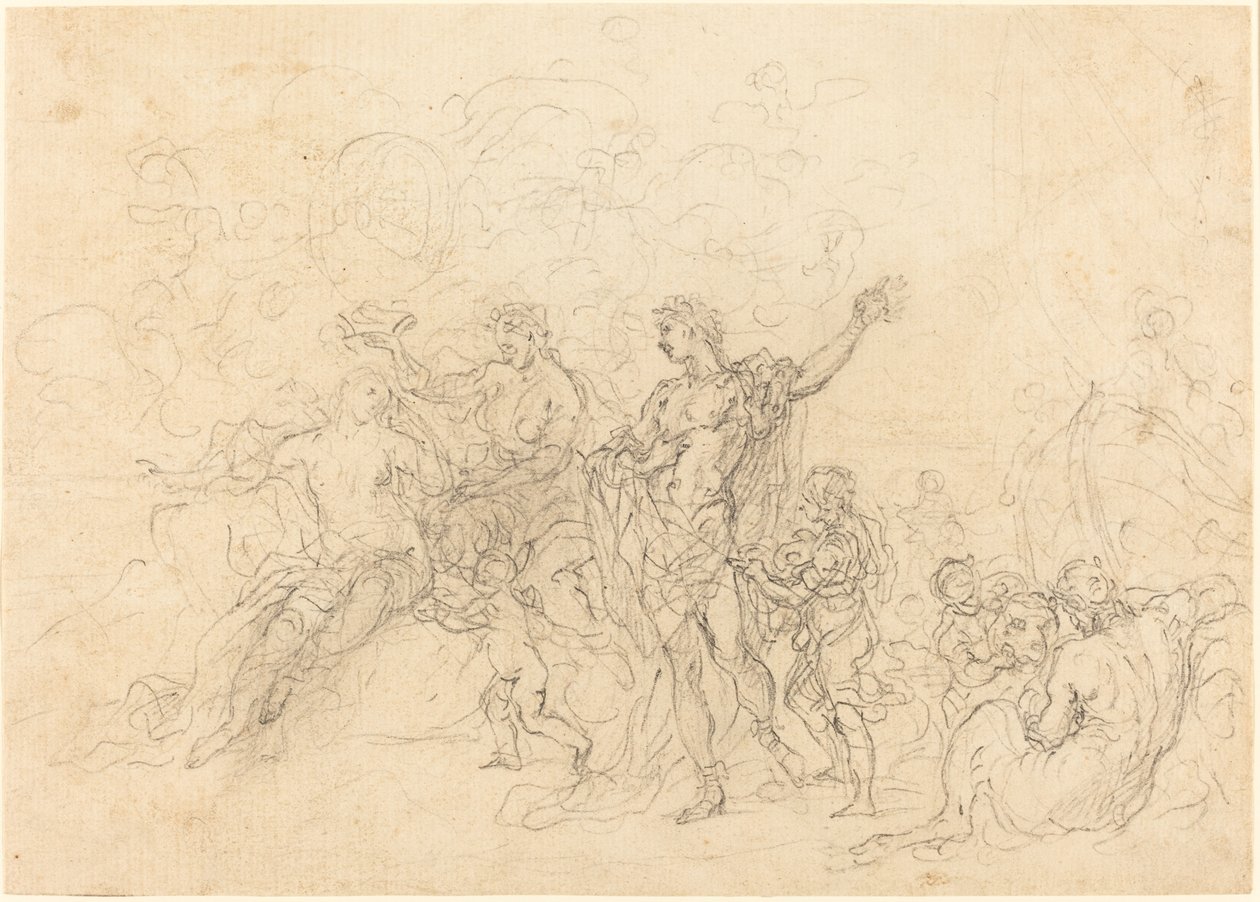 Ekteskapet til Bacchus og Ariadne av Francesco Solimena