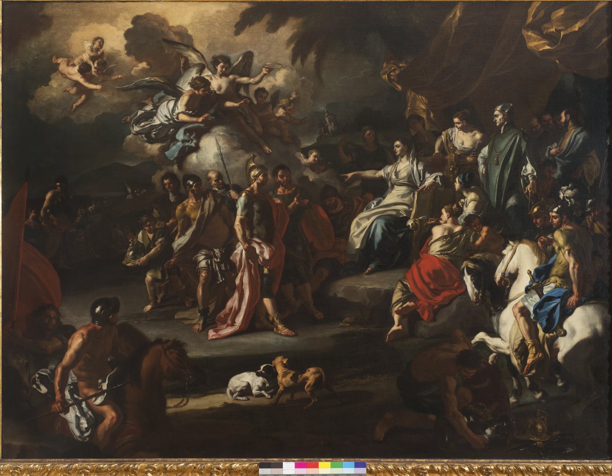 Profetinnen Deborah, 1720-25 av Francesco Solimena