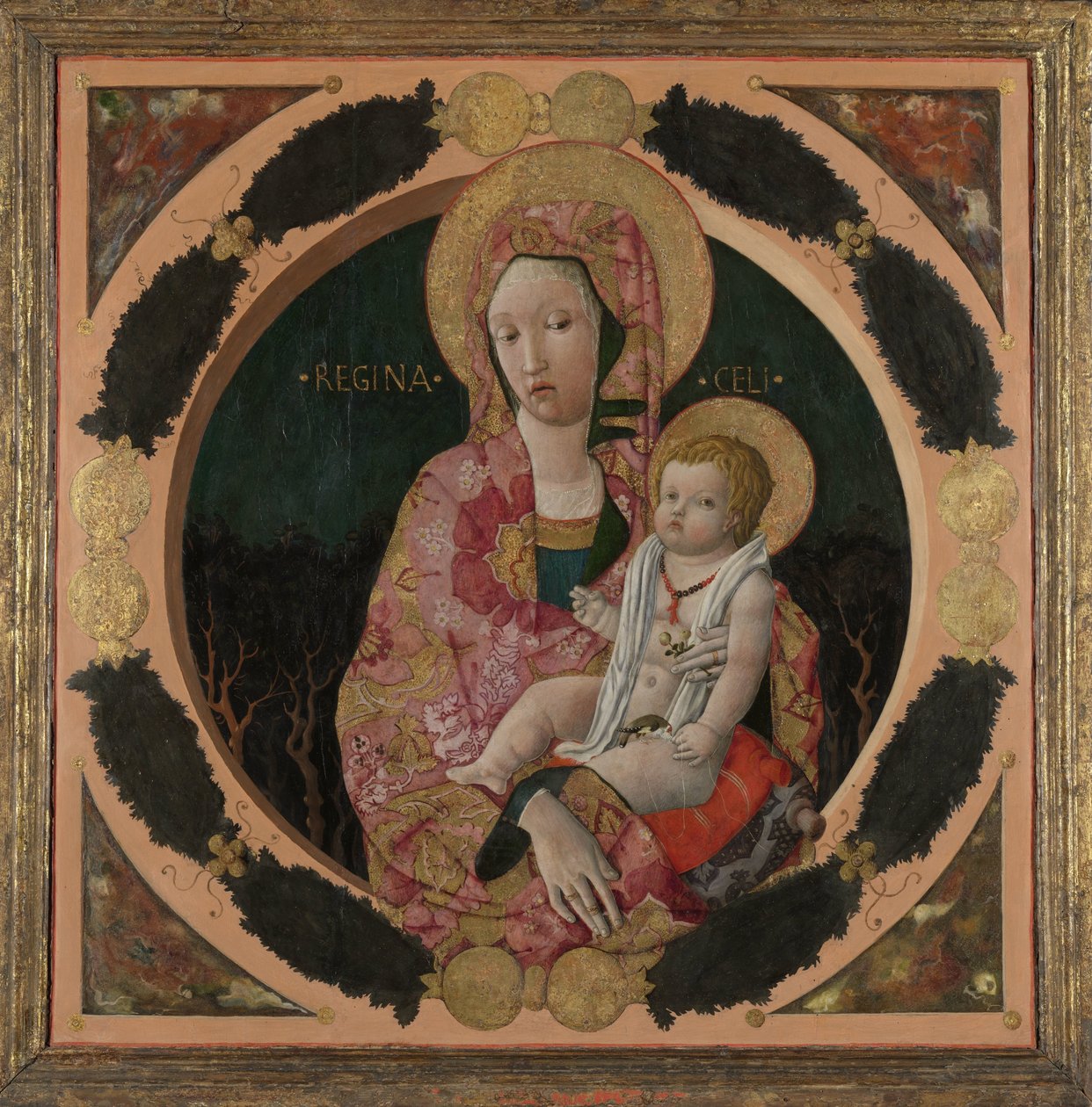 Jomfru og barn av Francesco Squarcione (circle of)