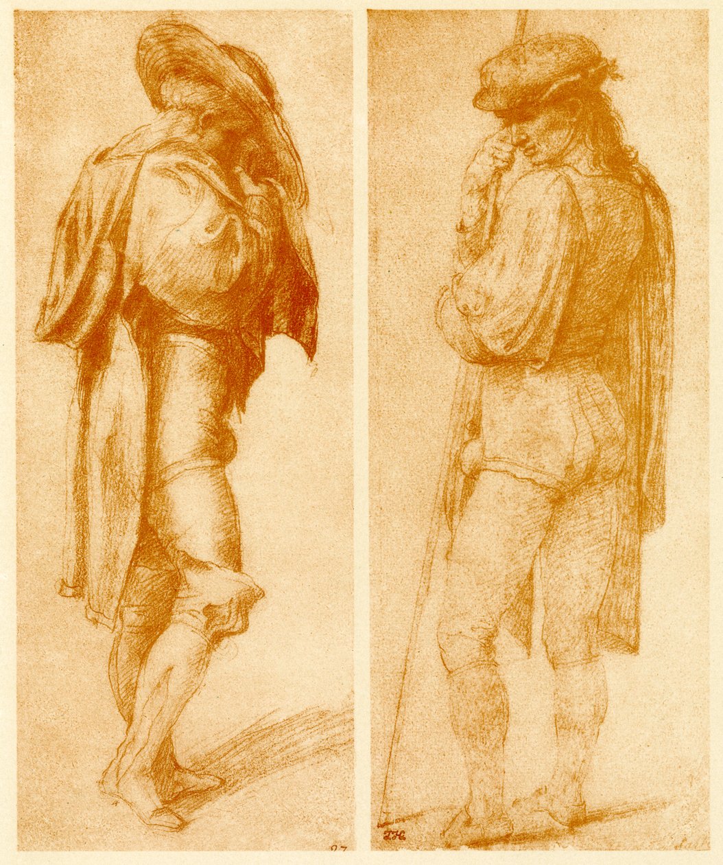 Studer de to Joseph-bildene av Francesco Ubertini Bacchiacca