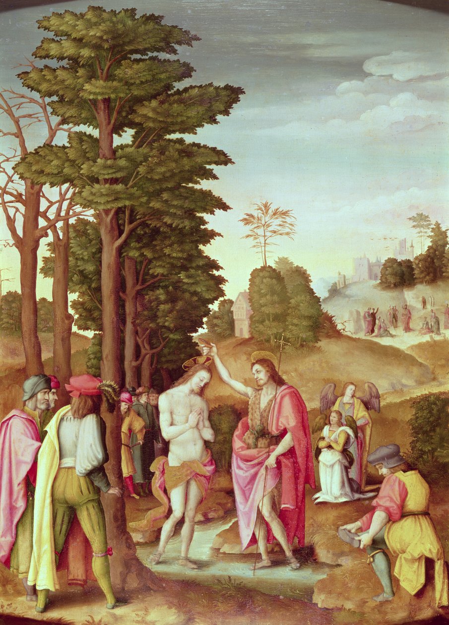 Kristi dåp av Francesco Ubertini, Il Bacchiacca
