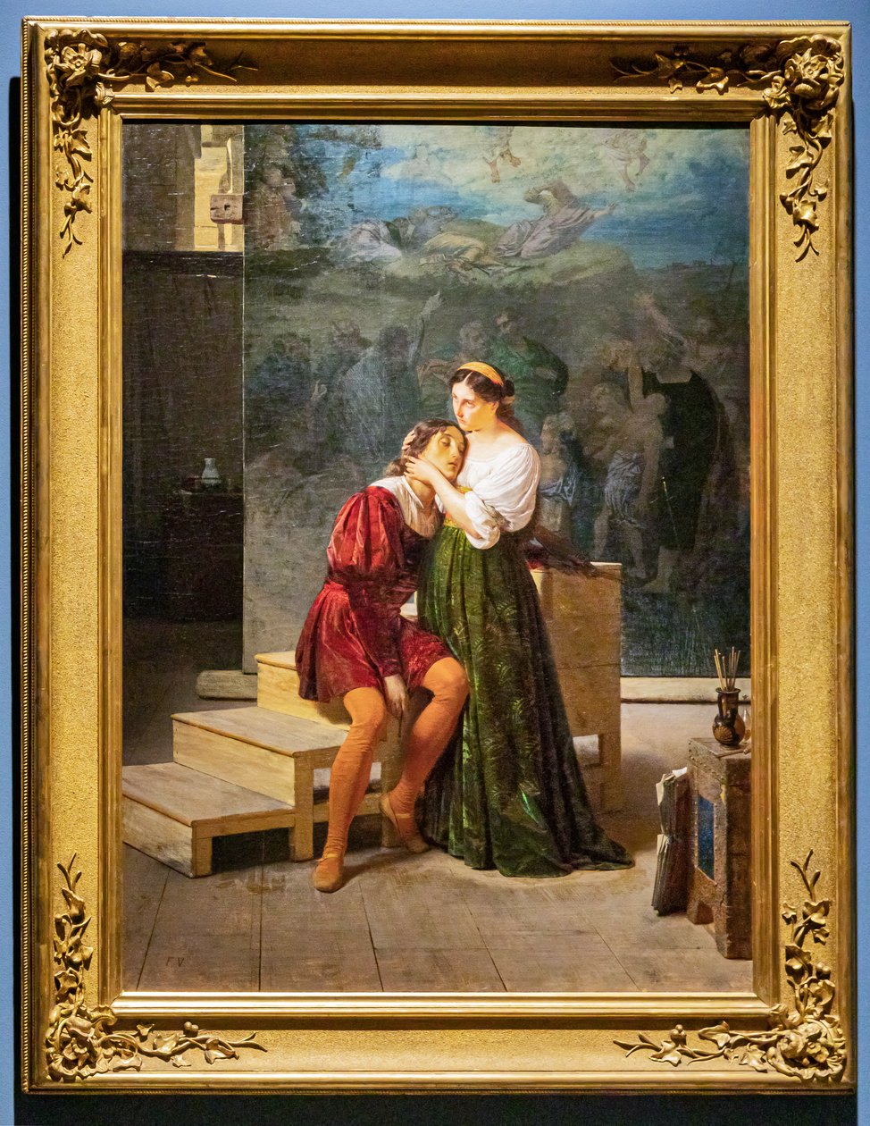 Raphael og Fornarina av Francesco Valaperta