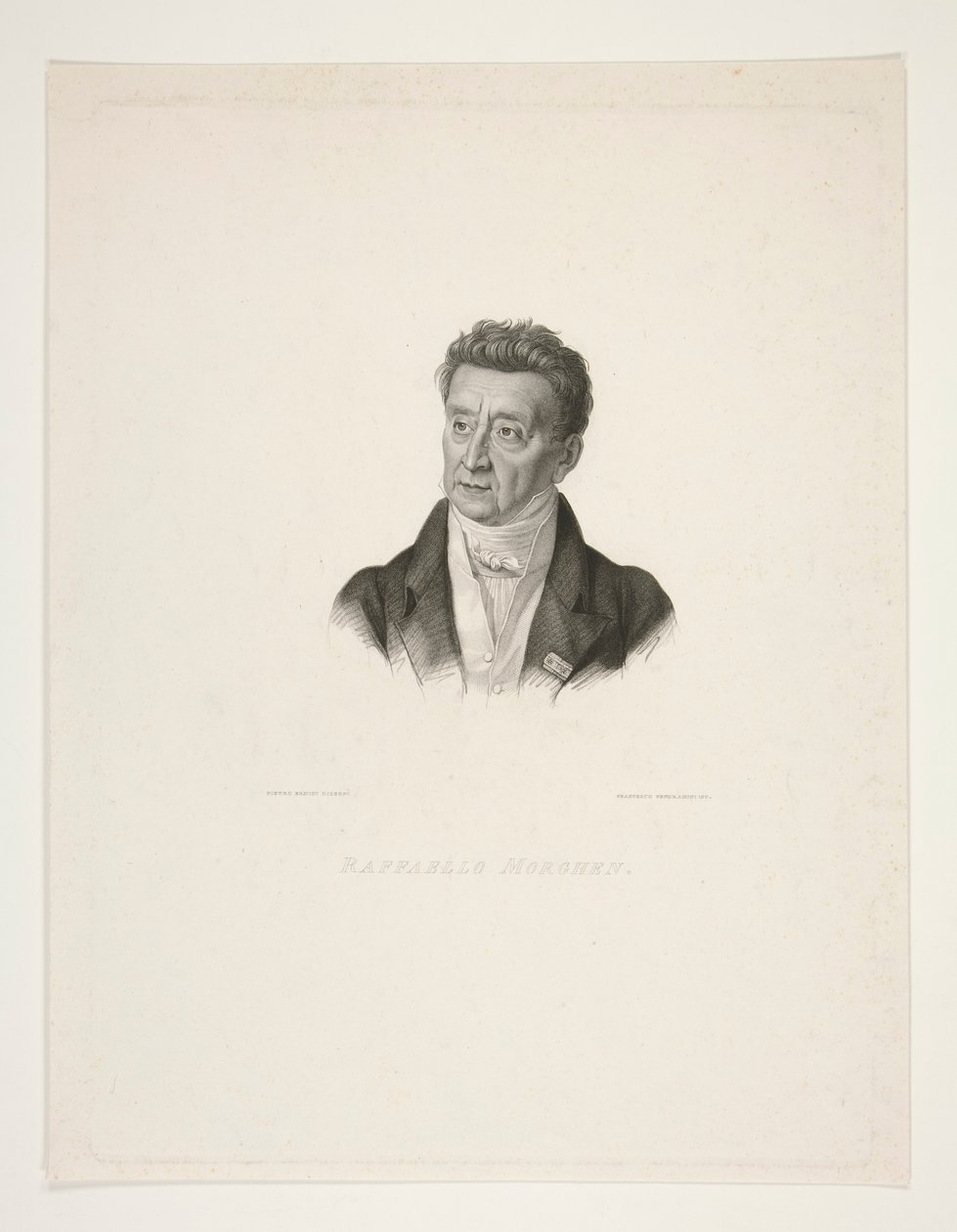 Portrett av Raphael Morghen av Francesco Vendramini