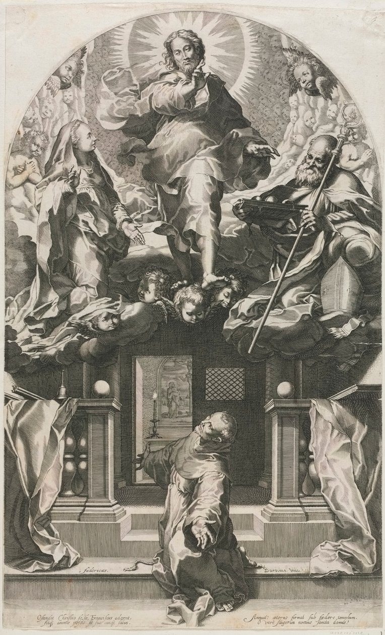 Ekstasen til St. Frans av Francesco Villamena