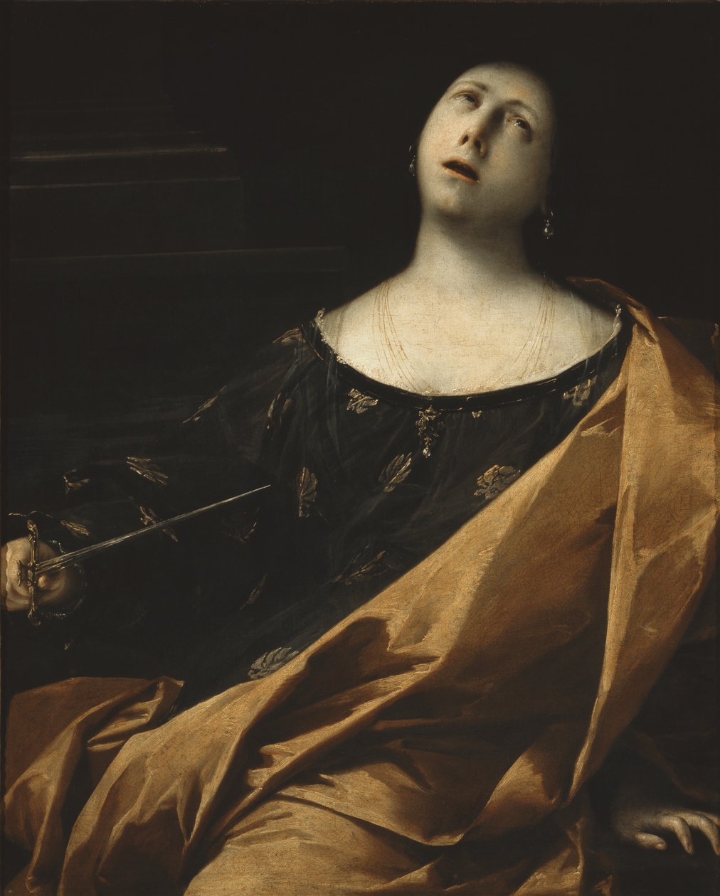 Lucretias død, 1633-35 av Francesco del Cairo