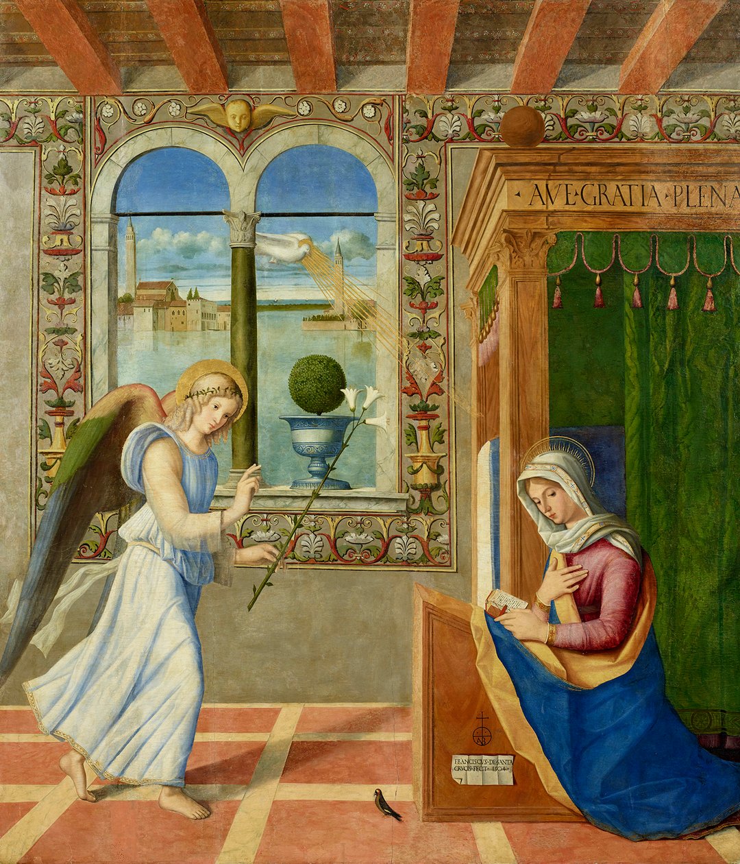Bebudelsen, 1504. av Francesco di Simone da Santacroce