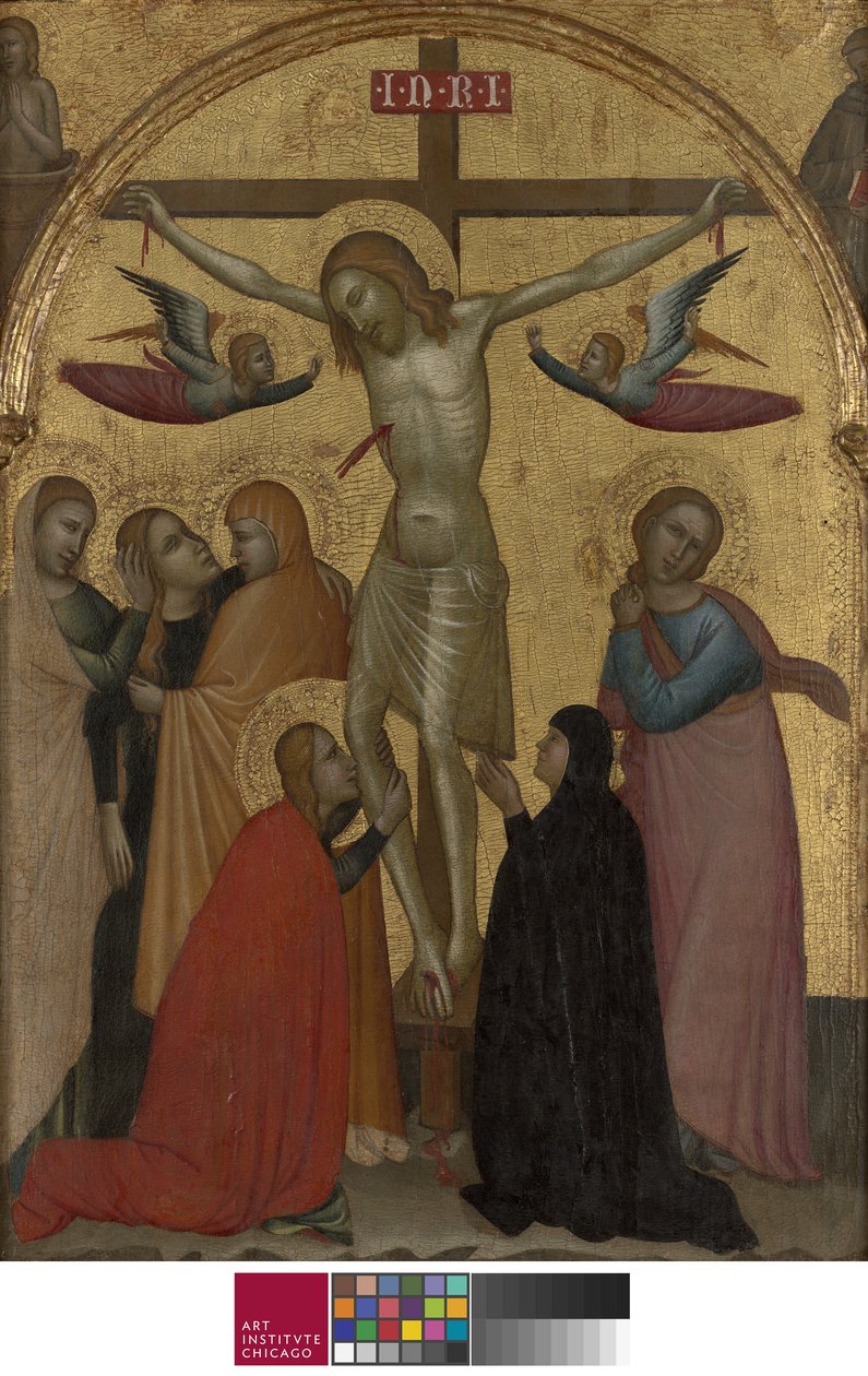 Korsfestelsen, ca. 1370 av Francescuccio Ghissi