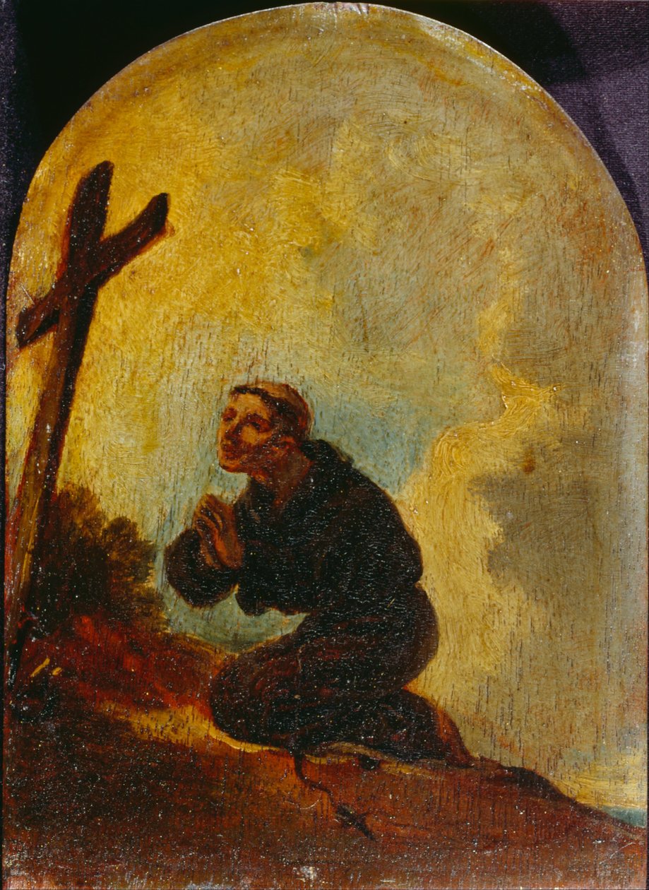 Friar i bønn av Francis Bourgeois