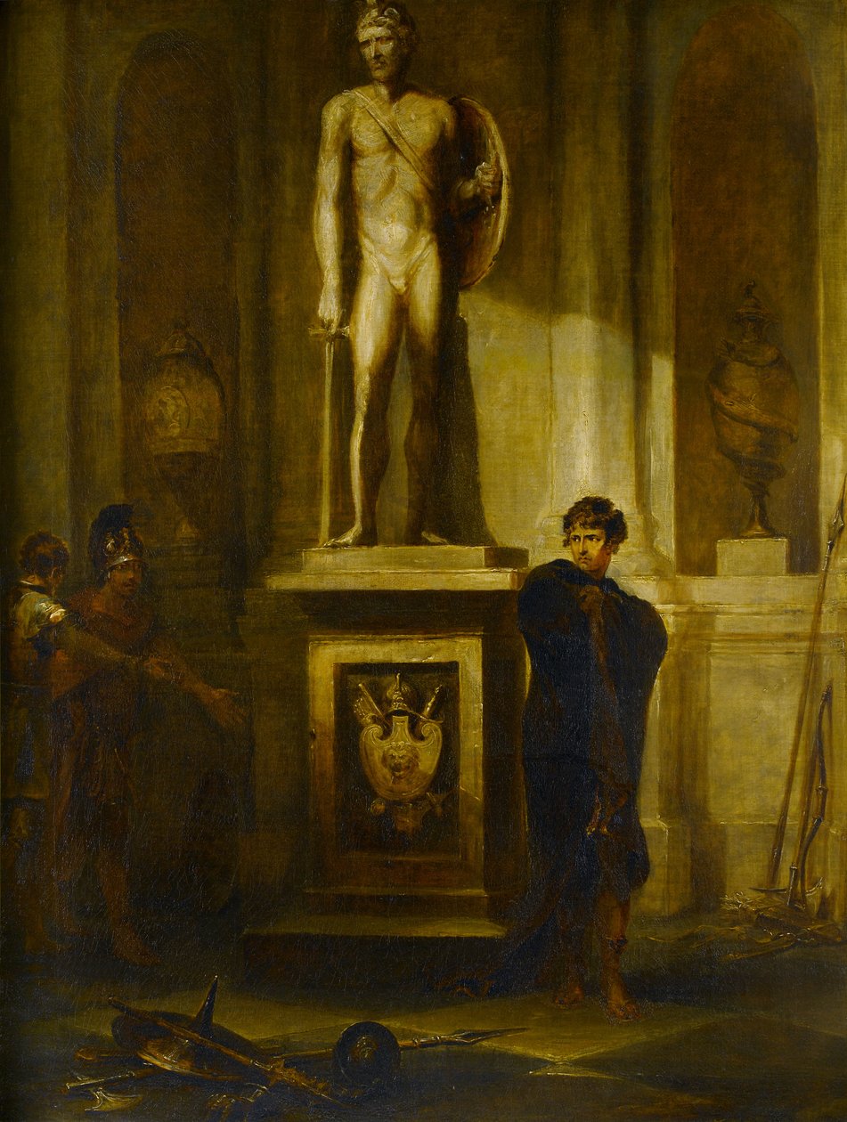 Scene fra Coriolanus, 1797 av Sir Peter Francis Bourgeois