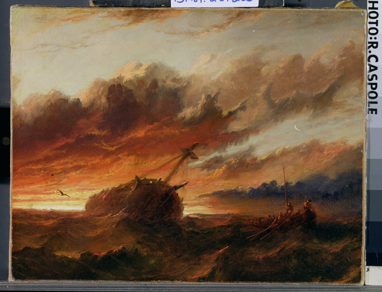 Forlis, ca. 1850 av Francis Danby