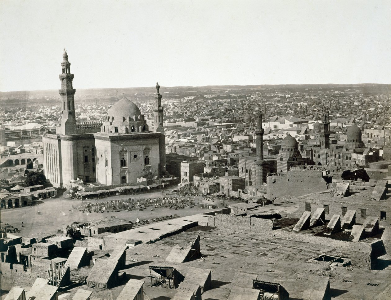 Kairo, fra citadellet, ca. 1856-58 (albumintrykk) (se også 170813) av Francis Frith