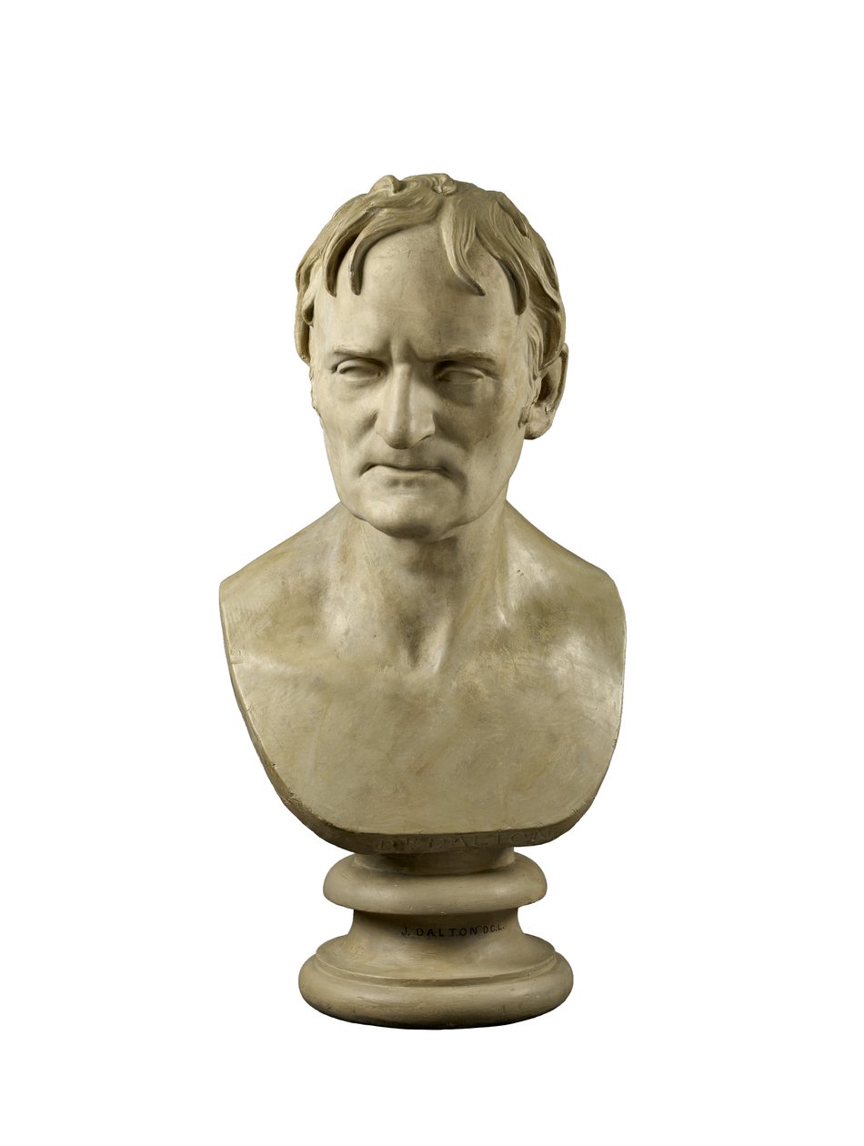 Byste av John Dalton DCL, 1834 (gips) av Francis Legatt Chantrey