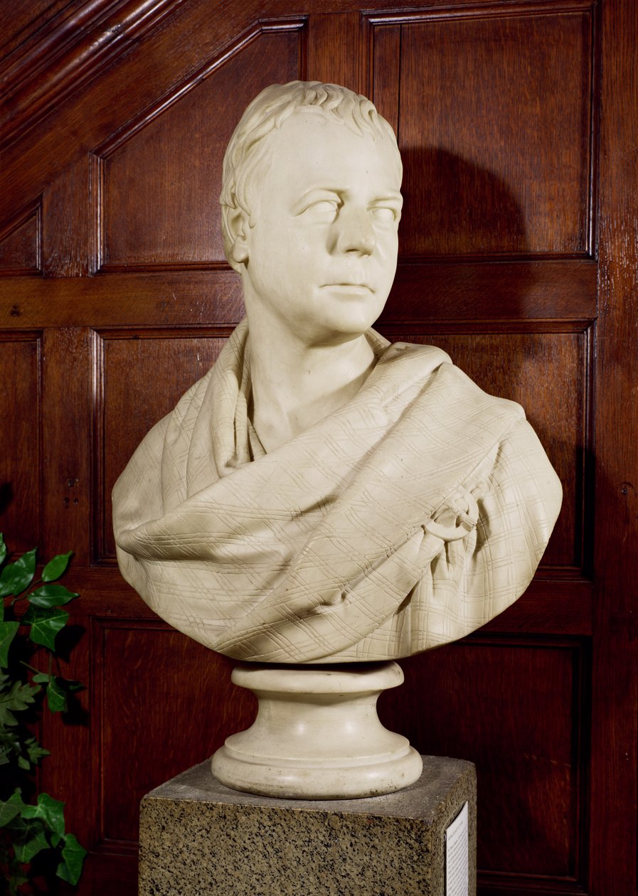Sir Walter Scott (1771-1832) (marmor) av Francis Legatt Chantrey