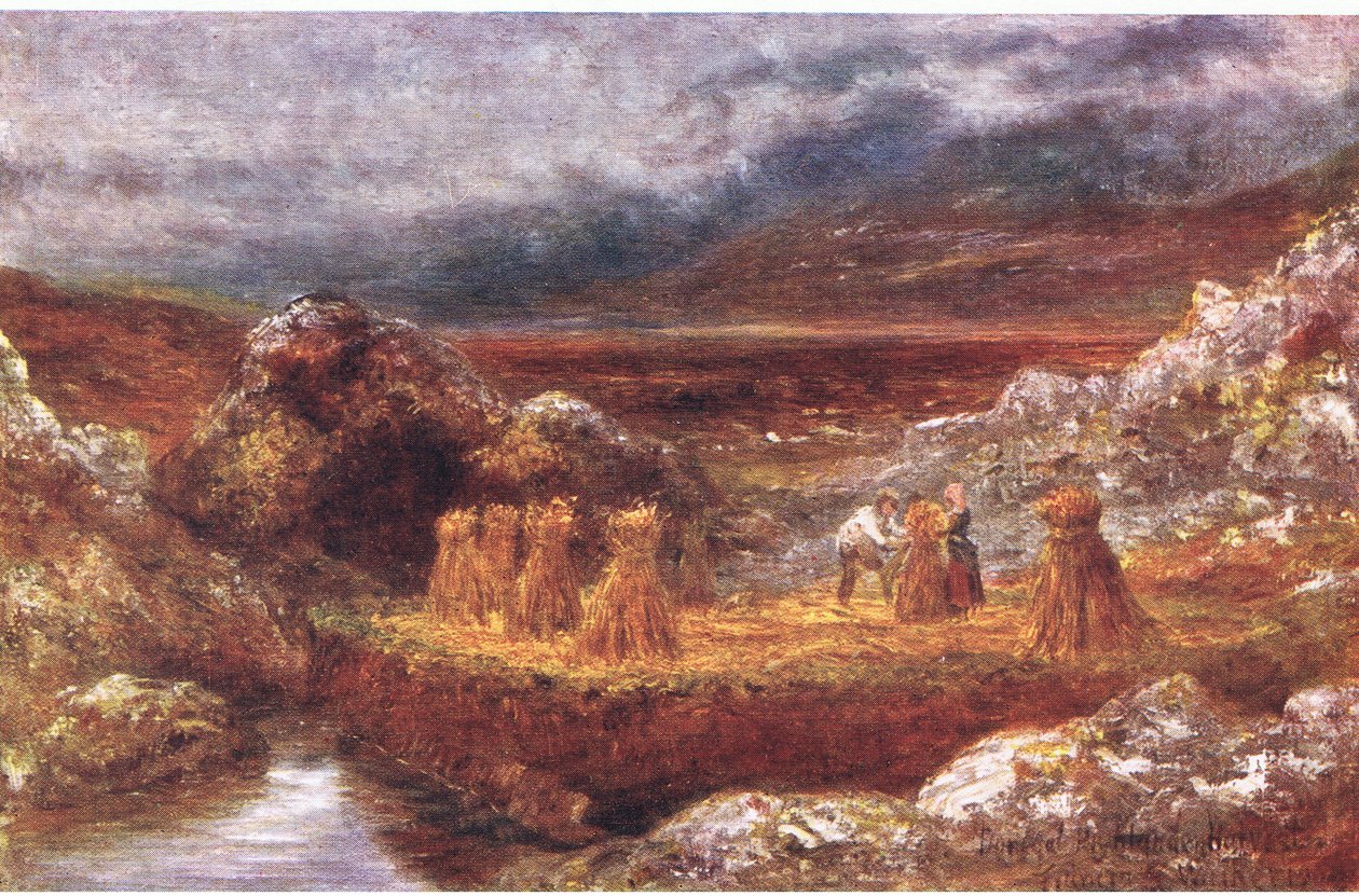 En Donegal-høst, fra Peeps at Many Lands: Ireland utgitt av Adams & Charles, 1909 av Francis S. Walker