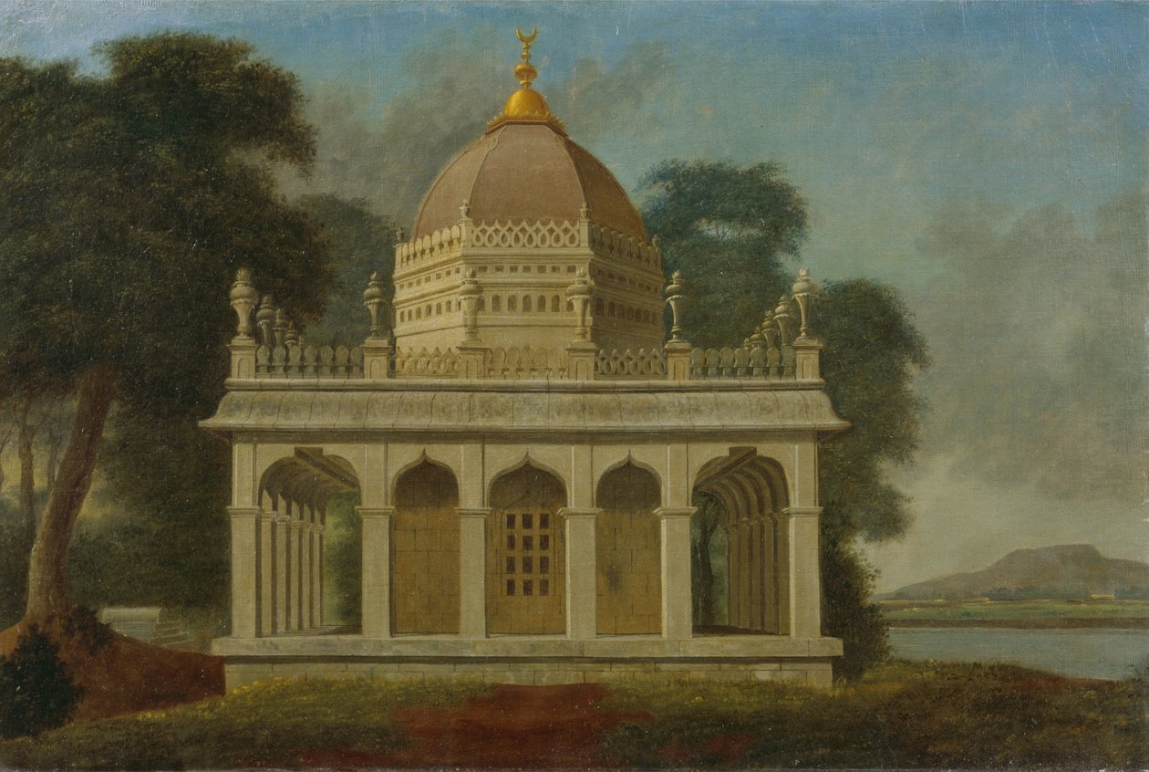 Mausoleum på Outatori nær Trichinopoly av Francis Swain Ward