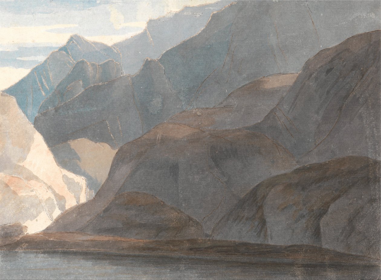 På Comosjøen av Francis Towne