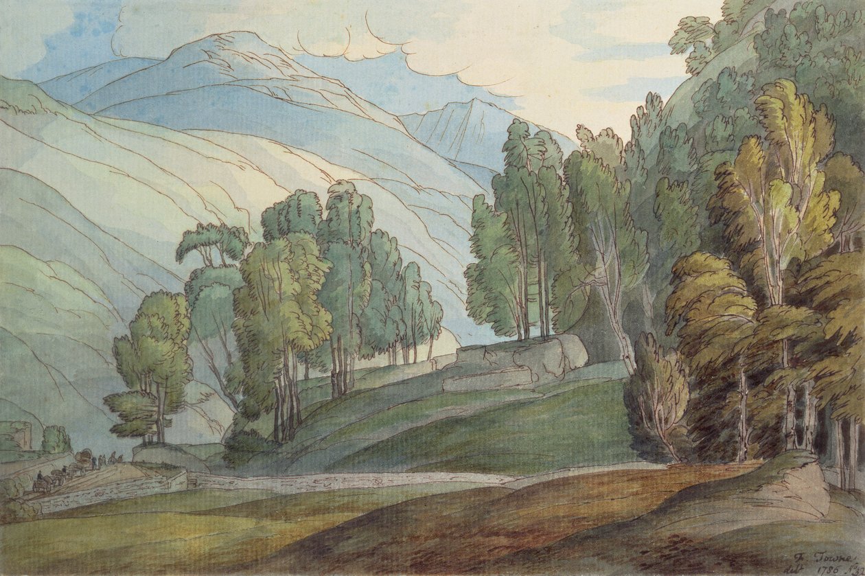 The Vale of St. John, 1786 av Francis Towne