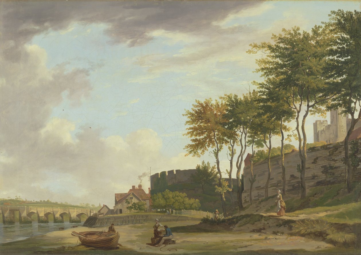 The Medway i Rochester av Francis Wheatley