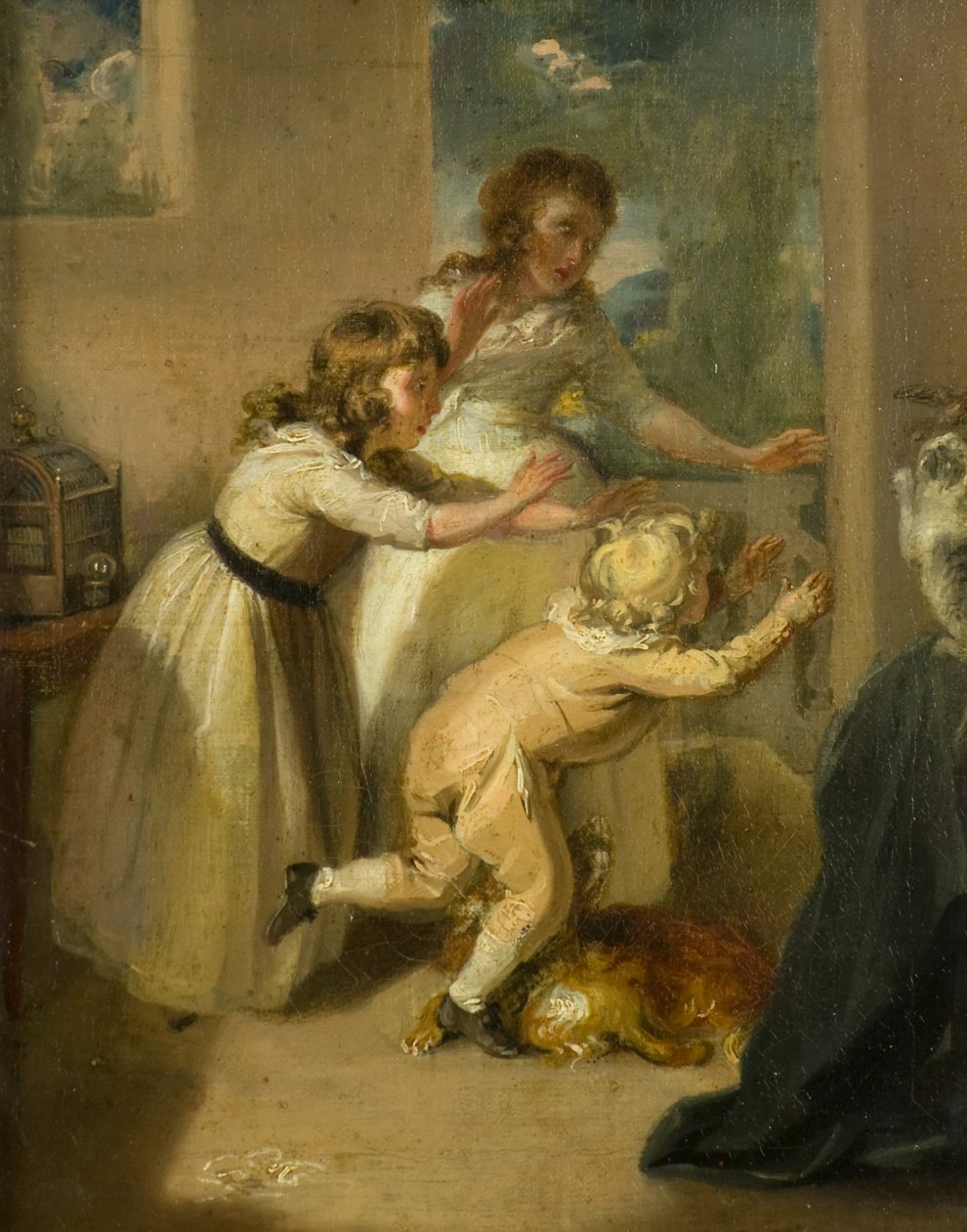 En fugls død av Francis (attr. to) Wheatley