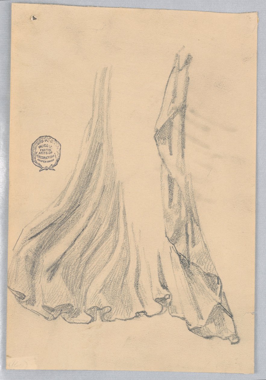 Draperistudie av Francis Augustus Lathrop