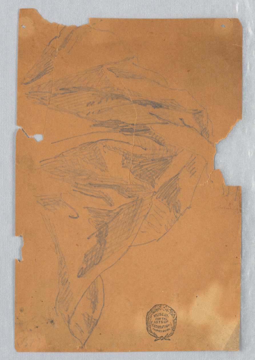 Draperistudie av Francis Augustus Lathrop