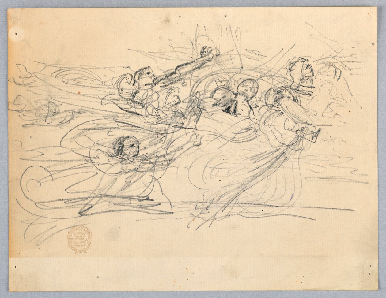 Gruppe av engler av Francis Augustus Lathrop
