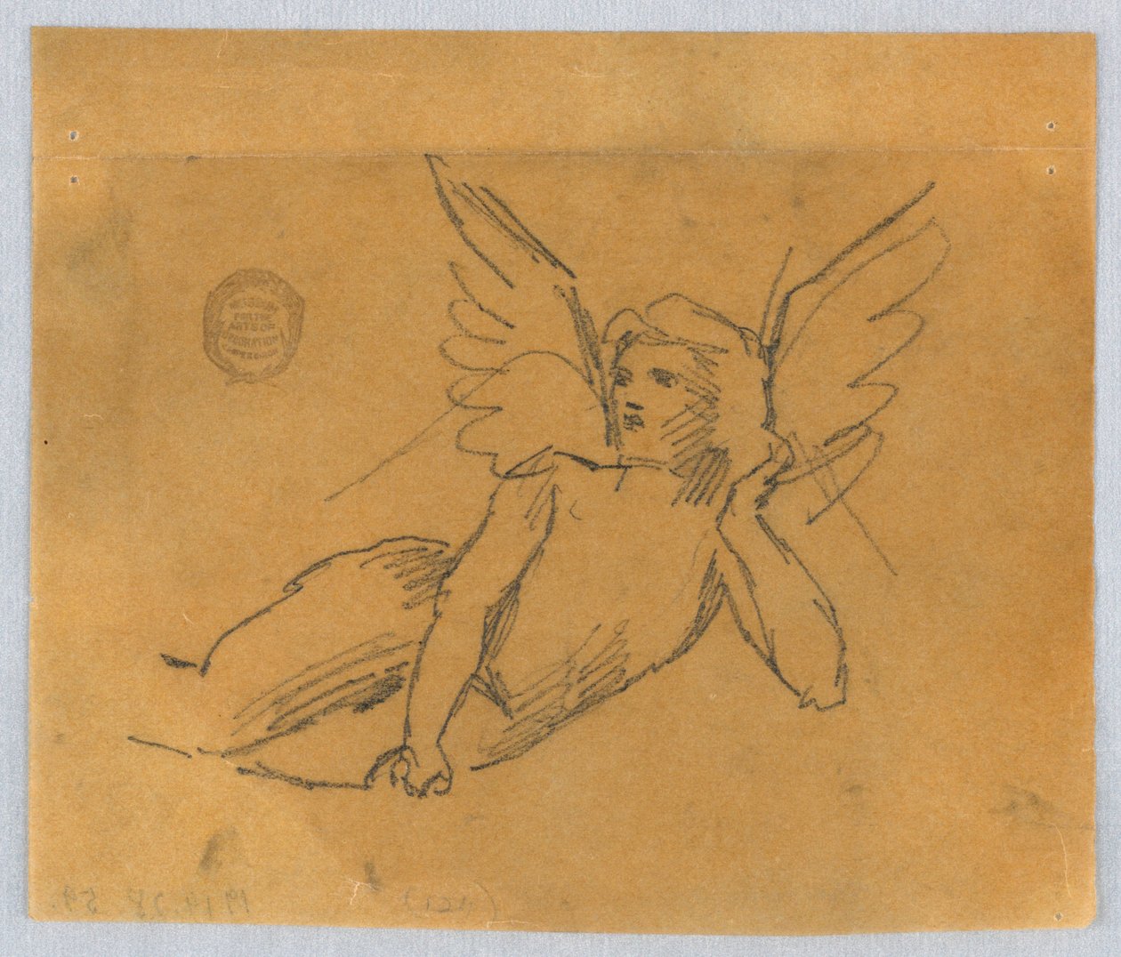 Skisse for Putto av Francis Augustus Lathrop