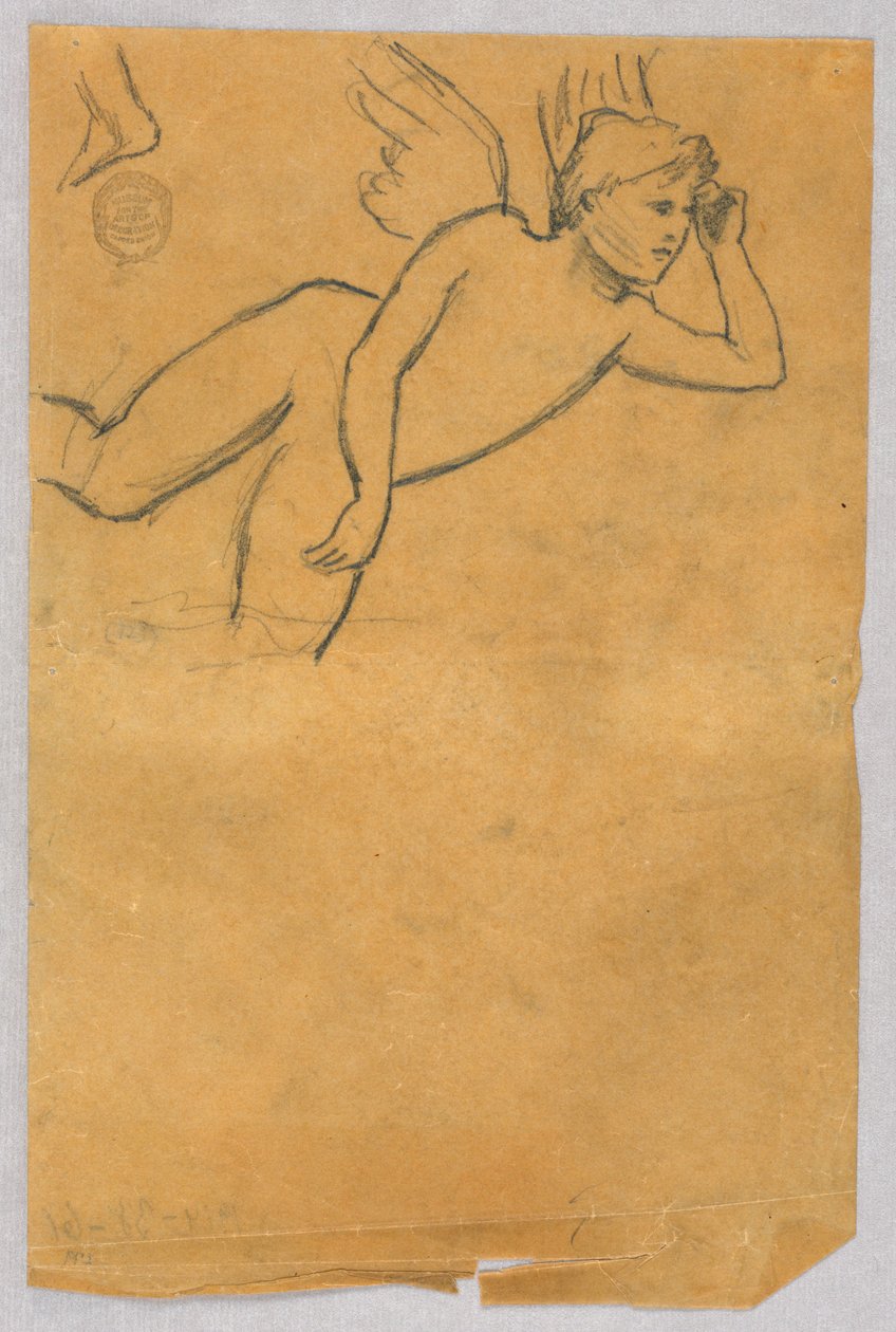 Skisse for Putto av Francis Augustus Lathrop