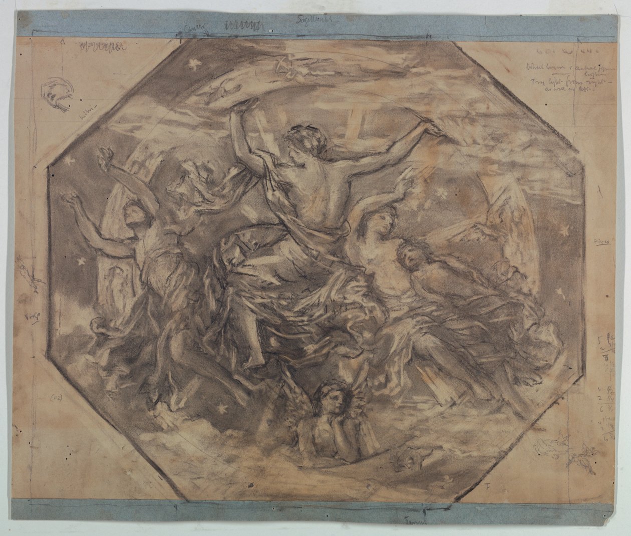 Studie for "Zodiac" av Francis Augustus Lathrop