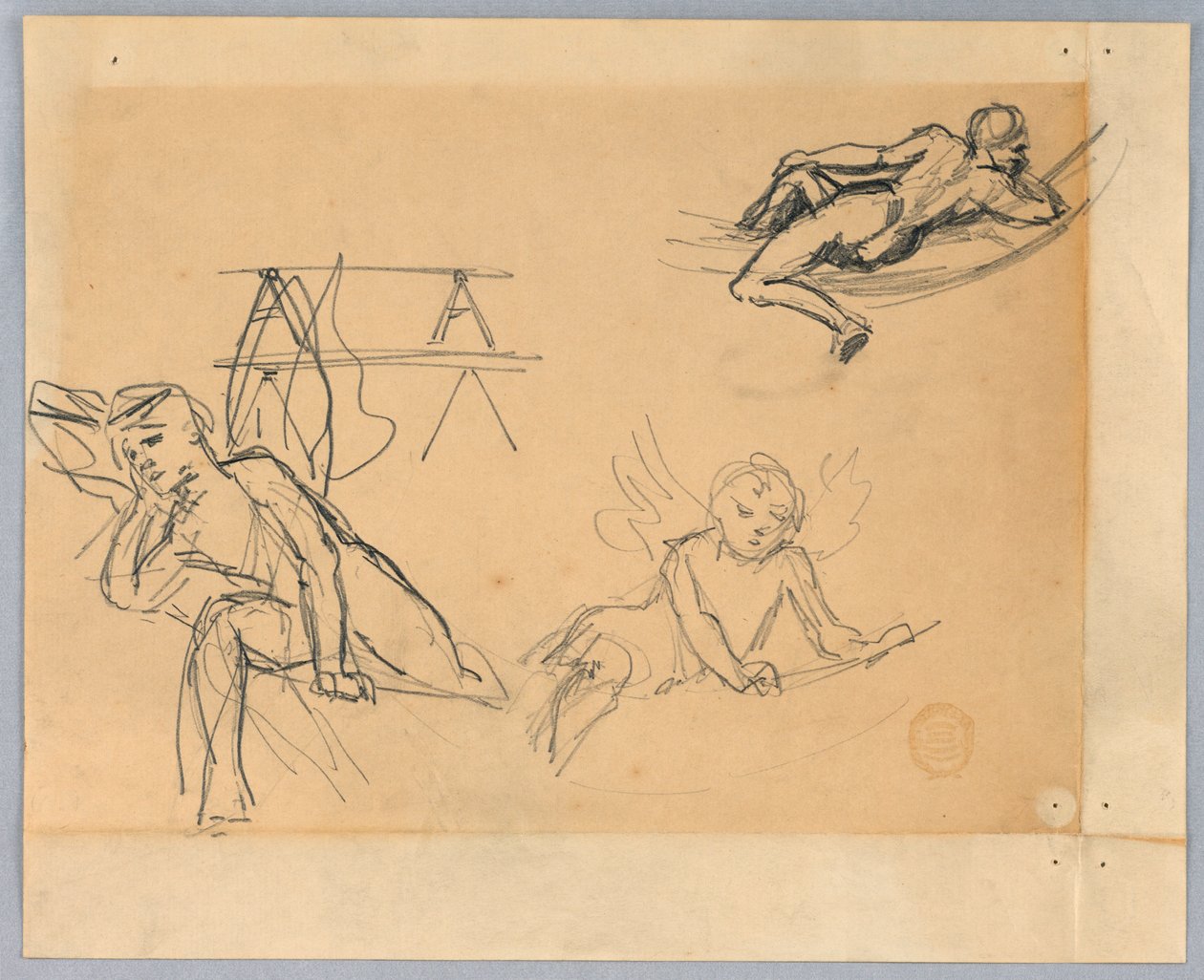 Studie for "Zodiac" av Francis Augustus Lathrop