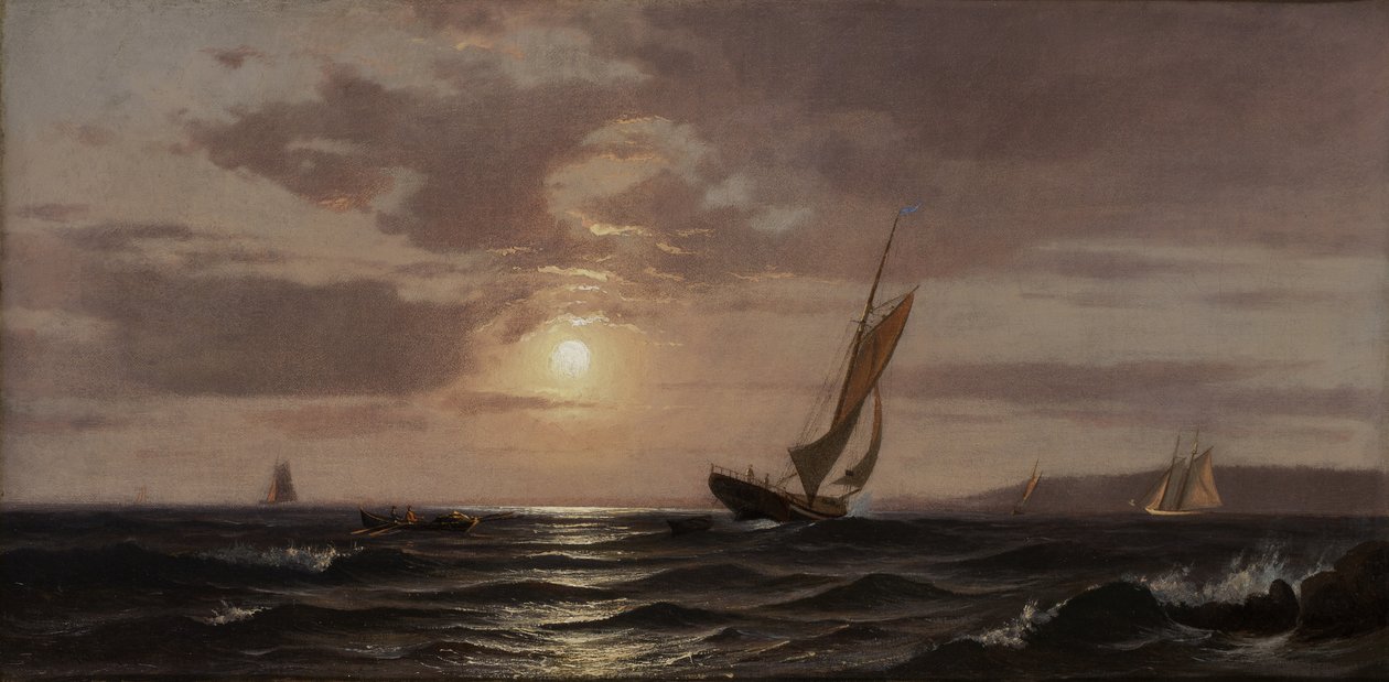 Ettermiddagssol, ca. 1880 av Francis Augustus Silva