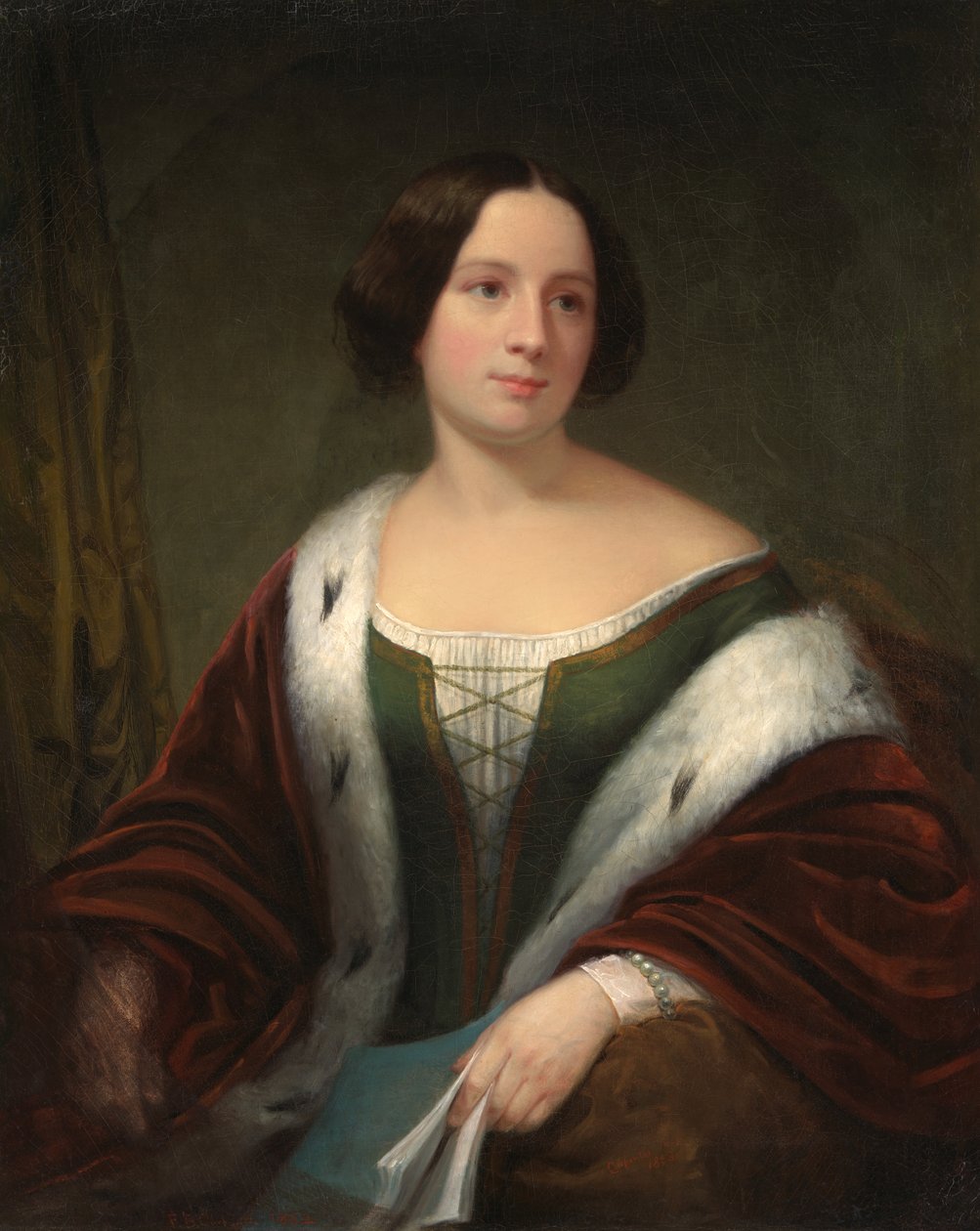Uidentifisert kvinne, 1852. av Francis Bicknell Carpenter