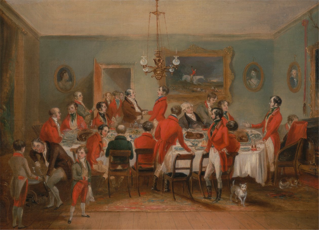 Bachelors' Hall: The Hunt Breakfast av Francis Calcraft Turner