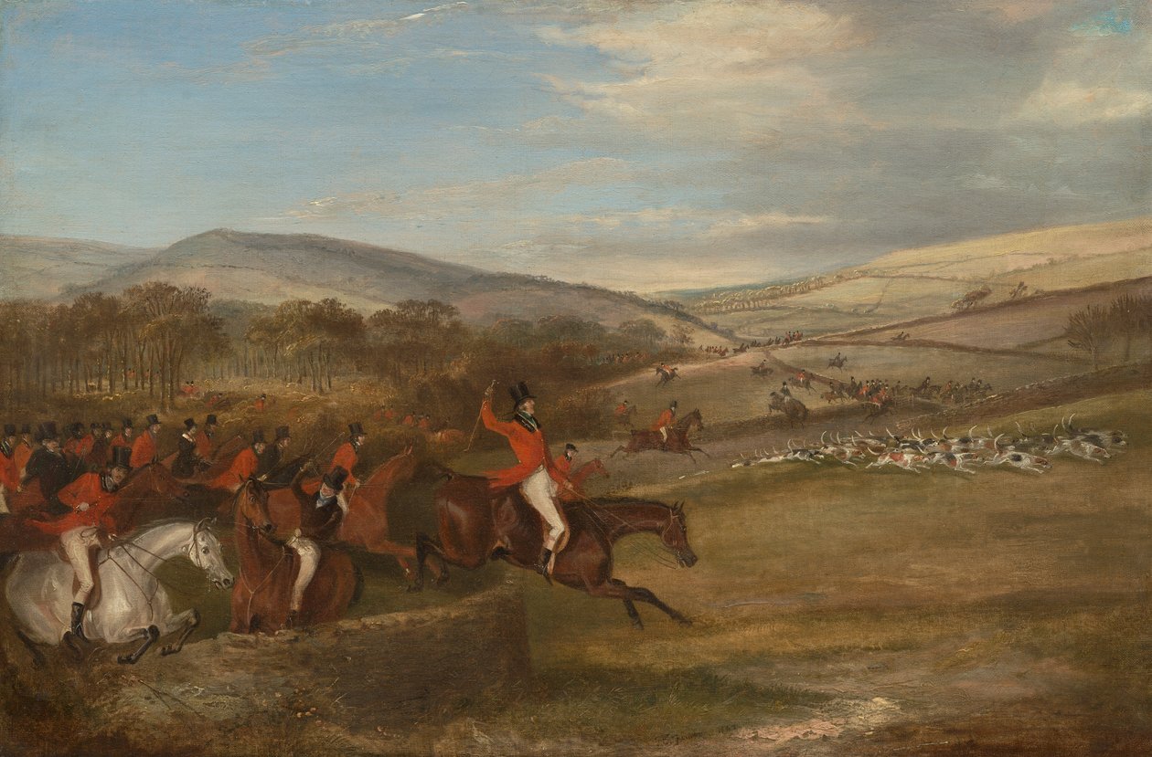 The Berkeley Hunt, 1842: Full Cry av Francis Calcraft Turner