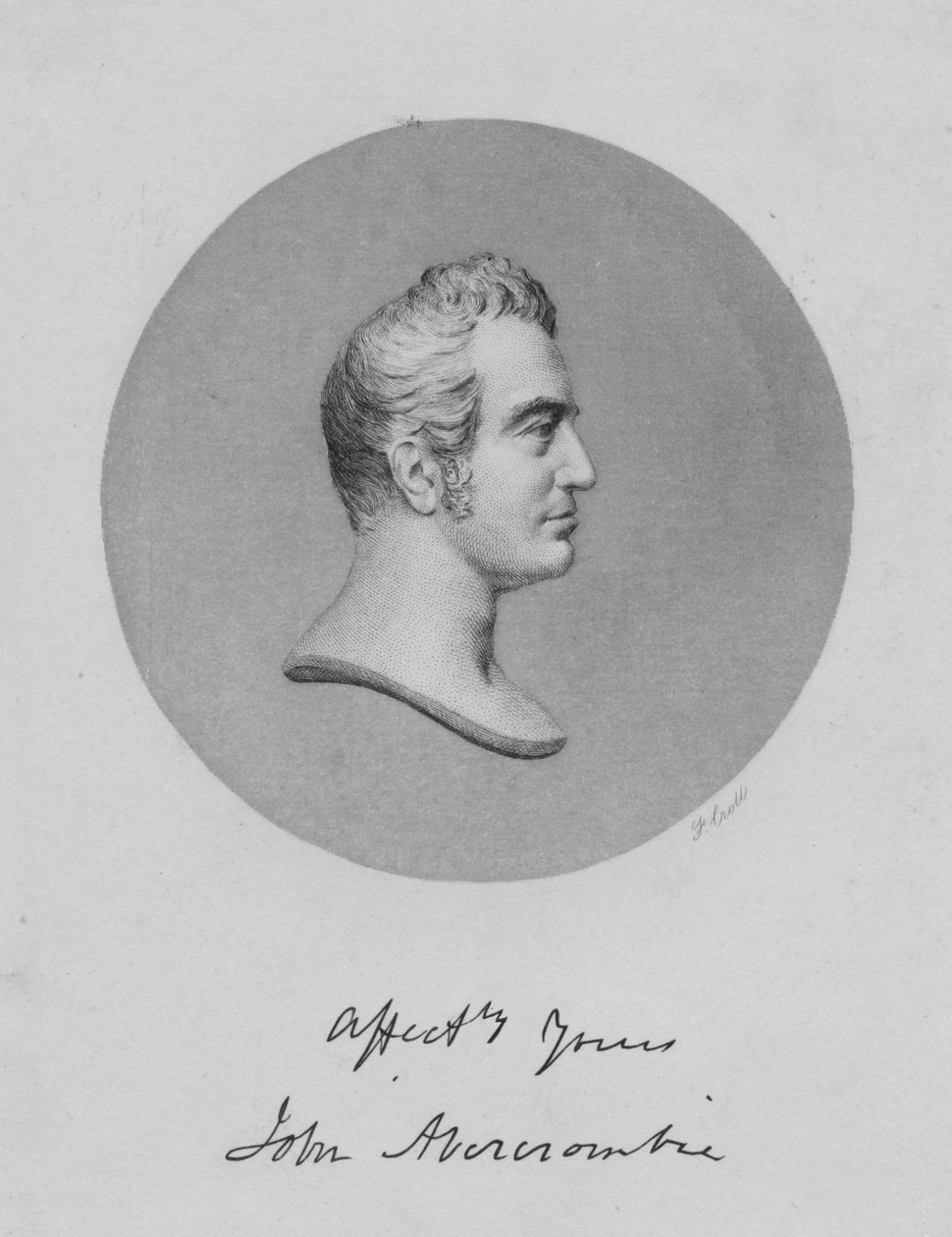 John Abercrombie, c1850. av Francis Croll