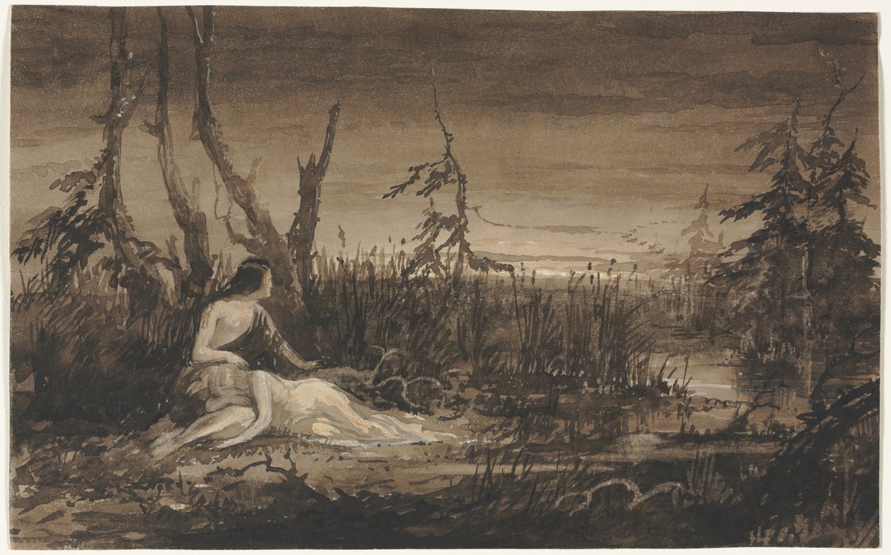 Figurer i et landskap. av Francis Danby