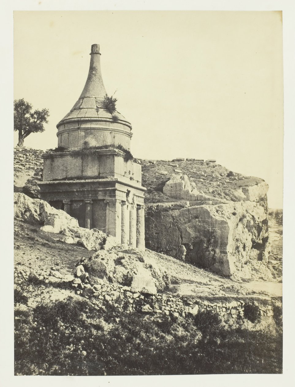 Absaloms grav, Jerusalem, 1857. av Francis Frith